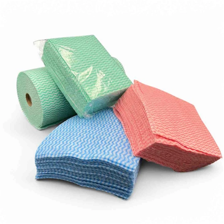 Multipurpose Wave Pattern Spunlace Fabric Cloths