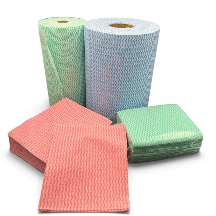 Multipurpose Wave Pattern Spunlace Fabric Cloths