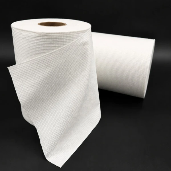 Square Embossed Spunlace Viscose rolls