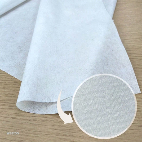 Pulp Spunlace Of 55% Woodpulp And 45% Polyester