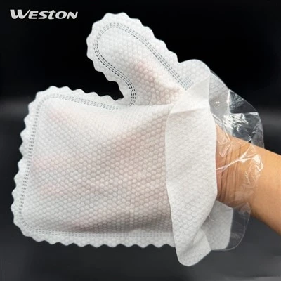 Disposable Rinse-Free Bathing Wipes Gloves