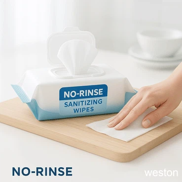 No-Rinse Sanitizing Wipes
